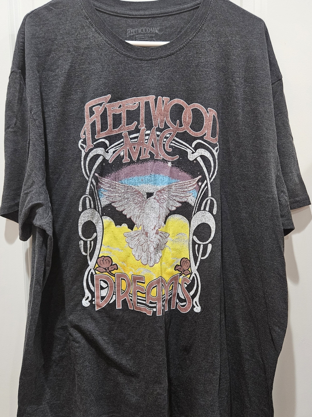 Fleetwood Mac Gray Graphic 'Dreams' T-Shirt 3XL